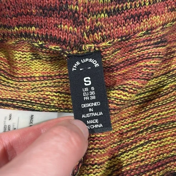 Anthropologie THE UPSIDE Marled Tie Front Nitara Knit Shorts - Picture 4 of 9